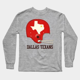 Defunct Dallas Texans Football Team Long Sleeve T-Shirt